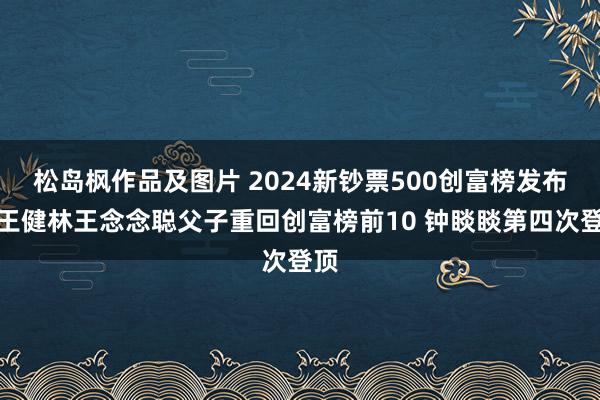 松岛枫作品及图片 2024新钞票500创富榜发布：王健林王念念聪父子重回创富榜前10 钟睒睒第四次登顶