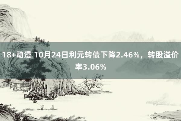 18+动漫 10月24日利元转债下降2.46%，转股溢价率3.06%