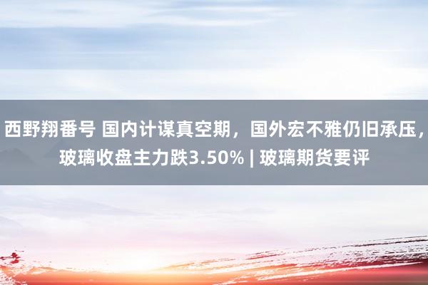 西野翔番号 国内计谋真空期，国外宏不雅仍旧承压，玻璃收盘主力跌3.50% | 玻璃期货要评